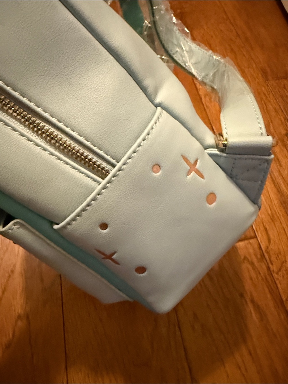 Danielle Nicole Light Blue Moon & Gem Embellished Mini Backpack - Picture 5 of 8